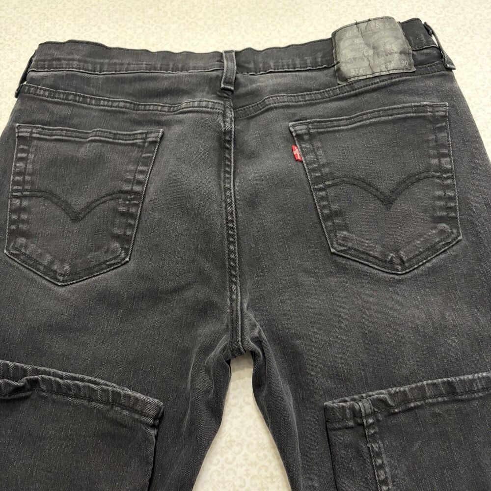 Levi’s 514 Straight Fit Black Jeans Men’s (W34 L28) Authentic
